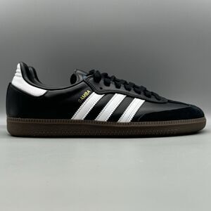 Adidas Men's Samba ADV Originals Size 8.5 Black White Gum IE3100 Sneakers Shoes